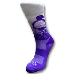 Grutto Design - Fietssokken - Purple Flirt - Effen